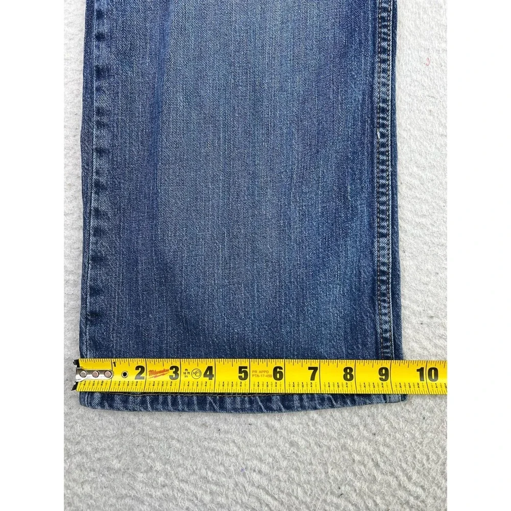Levis 527 Jeans Mens 40x31 Blue Slim Bootcut Stretch Denim‎ 5-Pocket Zip Fly
